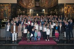 MISA EN HOMENAJE A LOS FALLECIDOS DEL C.A. OSASUNA. PARROQUIA SAN FCO. JAVIER. PAMPLONA