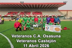 Veteranos Castejón - Veteranos Osasuna 2026